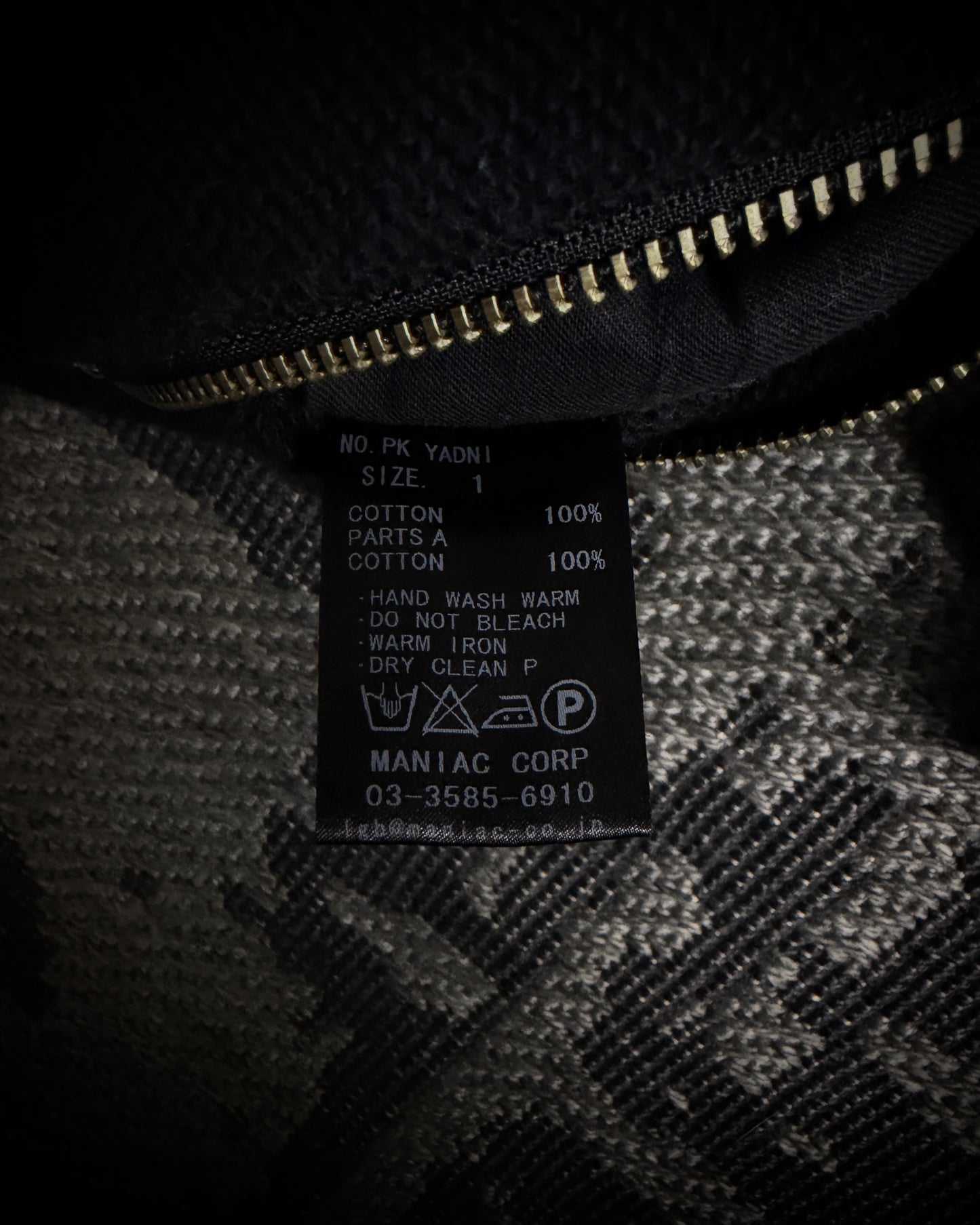 LGB Asymmetrical Raw Zip Hoodie