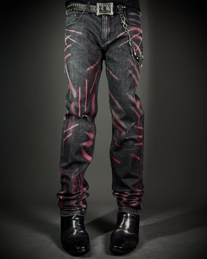 Semantic Design Red Clawmark Jeans