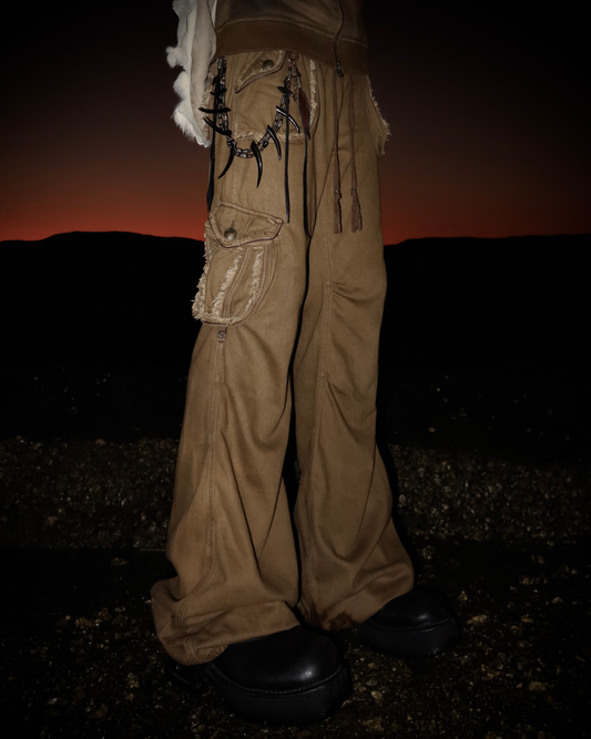 G.O.A Fur Pocket Cargo Sweatpants