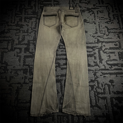 Buffalo Bobs Multi-zip J-cut Distressed Denim