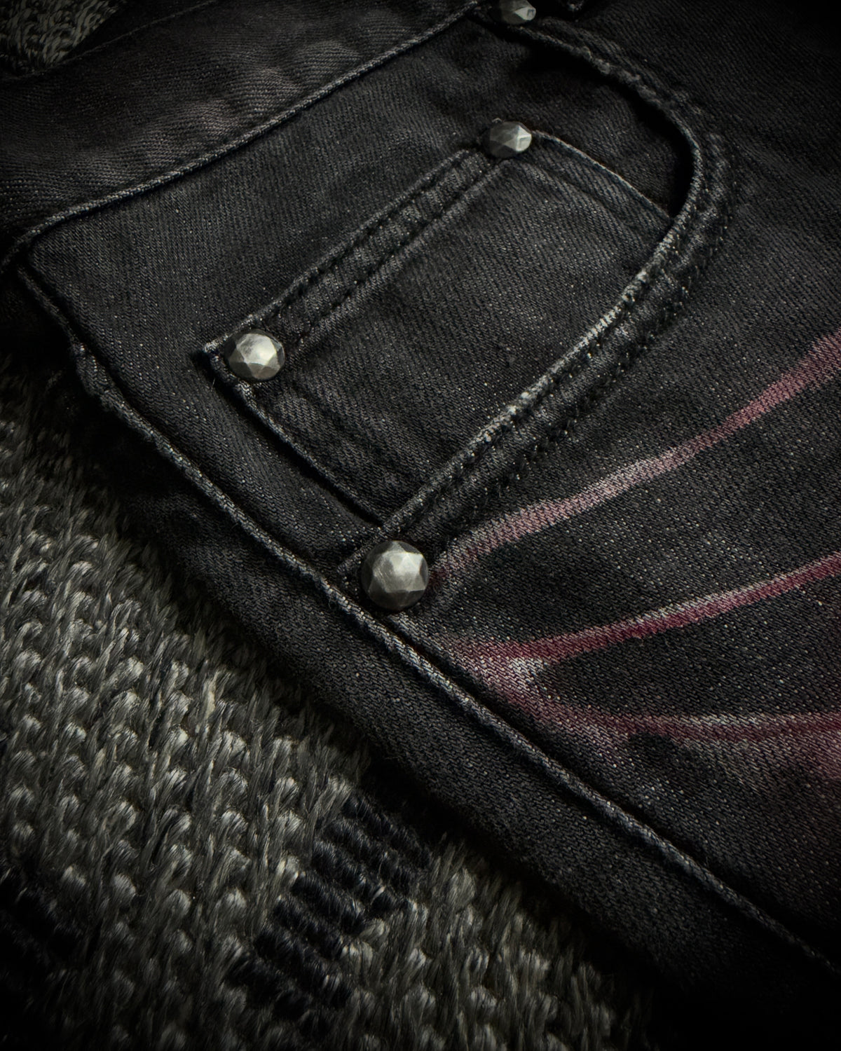 Semantic Design Red Clawmark Jeans