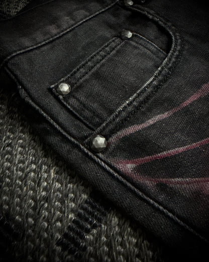 Semantic Design Red Clawmark Jeans