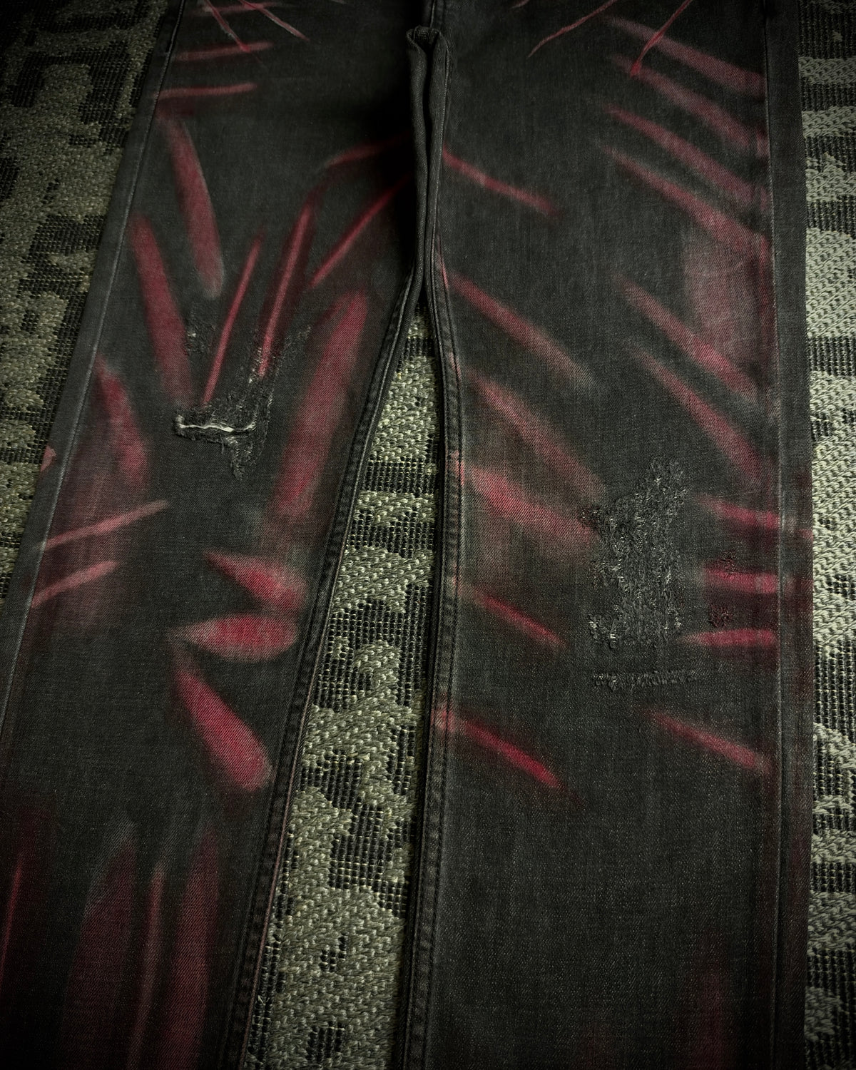 Semantic Design Red Clawmark Jeans