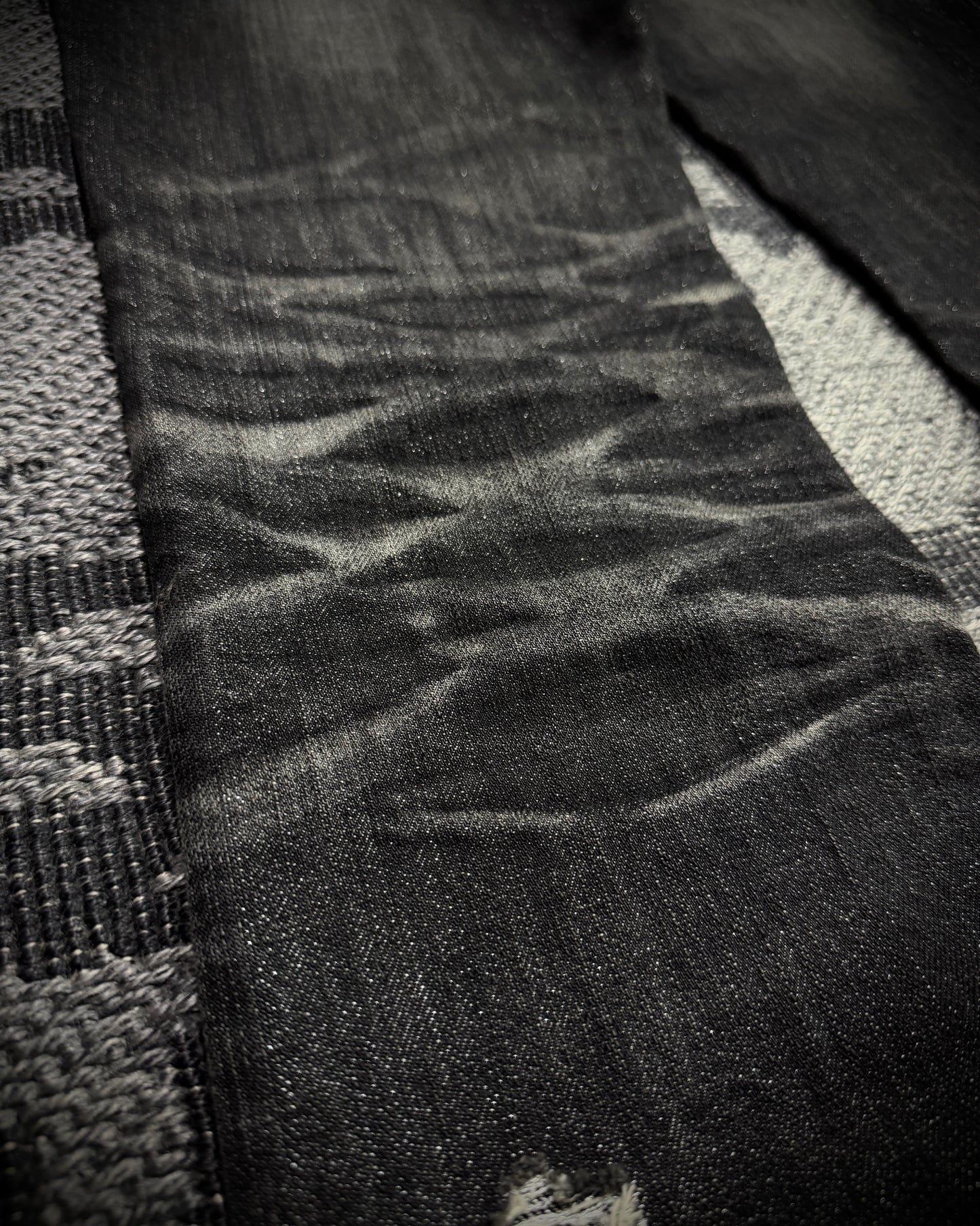 MIDAS Silver Thread Whiskered Distressed Denim
