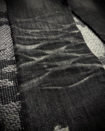 MIDAS Silver Thread Whiskered Distressed Denim