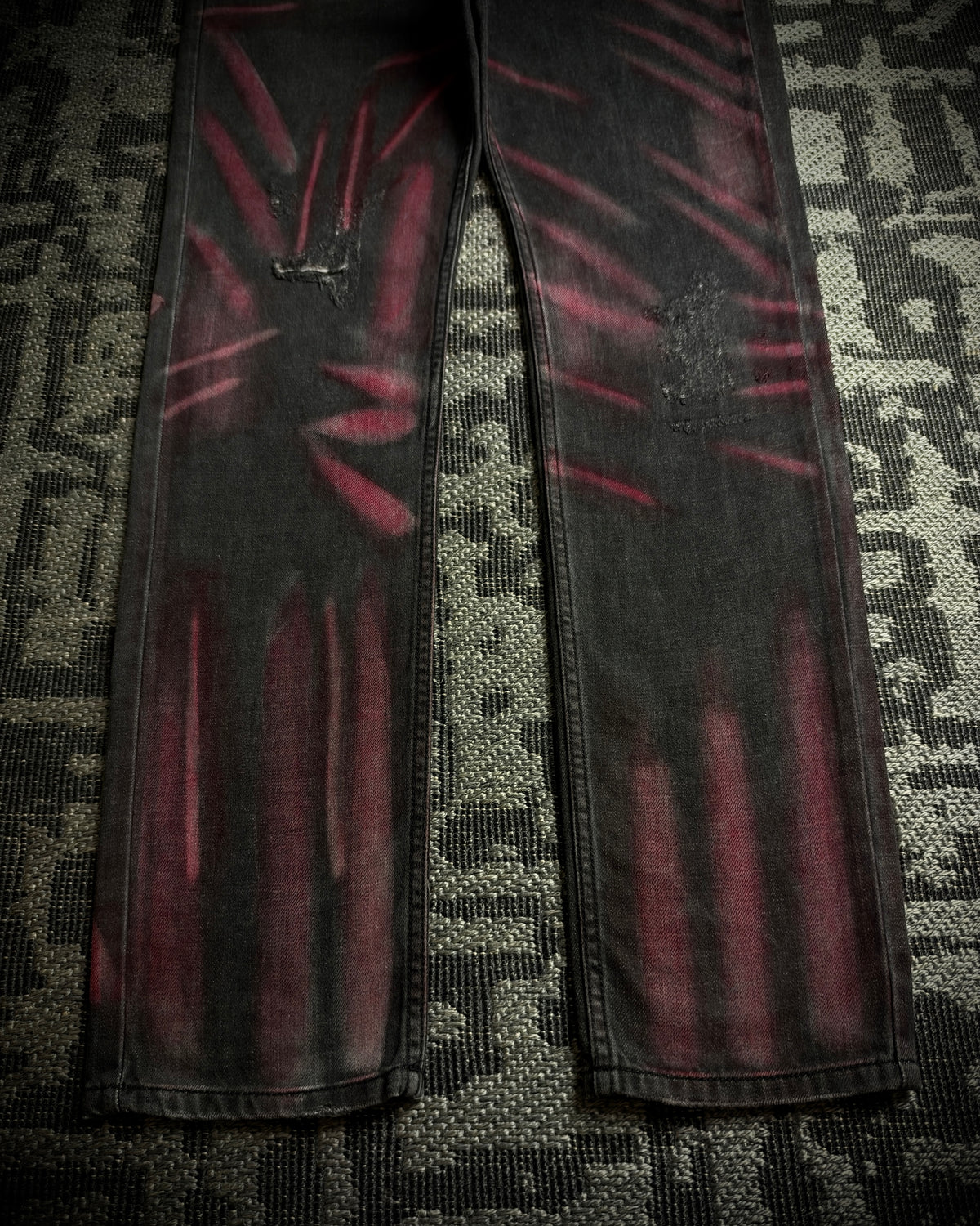 Semantic Design Red Clawmark Jeans