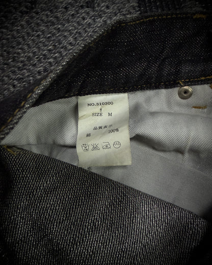 MIDAS Silver Thread Whiskered Distressed Denim