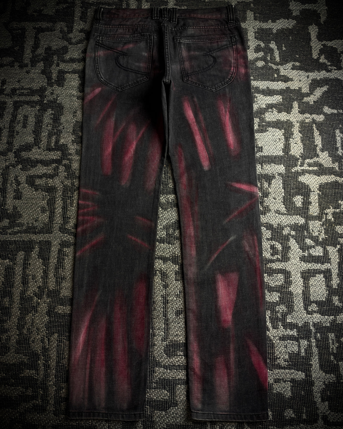 Semantic Design Red Clawmark Jeans
