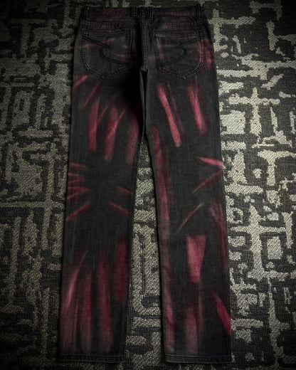 Semantic Design Red Clawmark Jeans