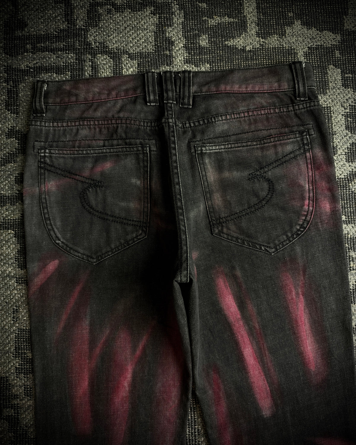 Semantic Design Red Clawmark Jeans