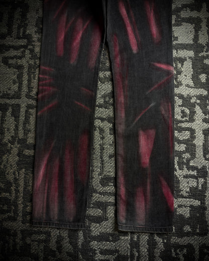 Semantic Design Red Clawmark Jeans