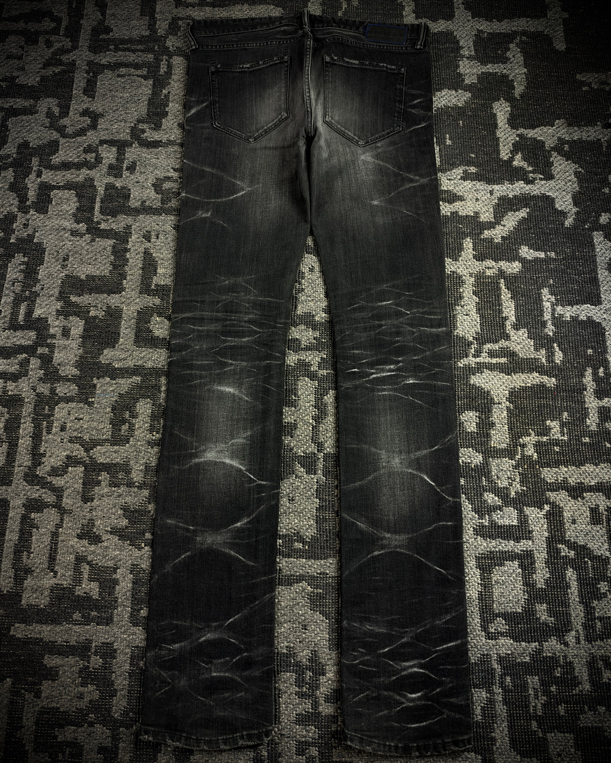 CIVARIZE Whiskered Distressed Skinny Jeans
