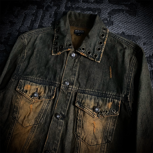 In the attic rust washed jeans jacket