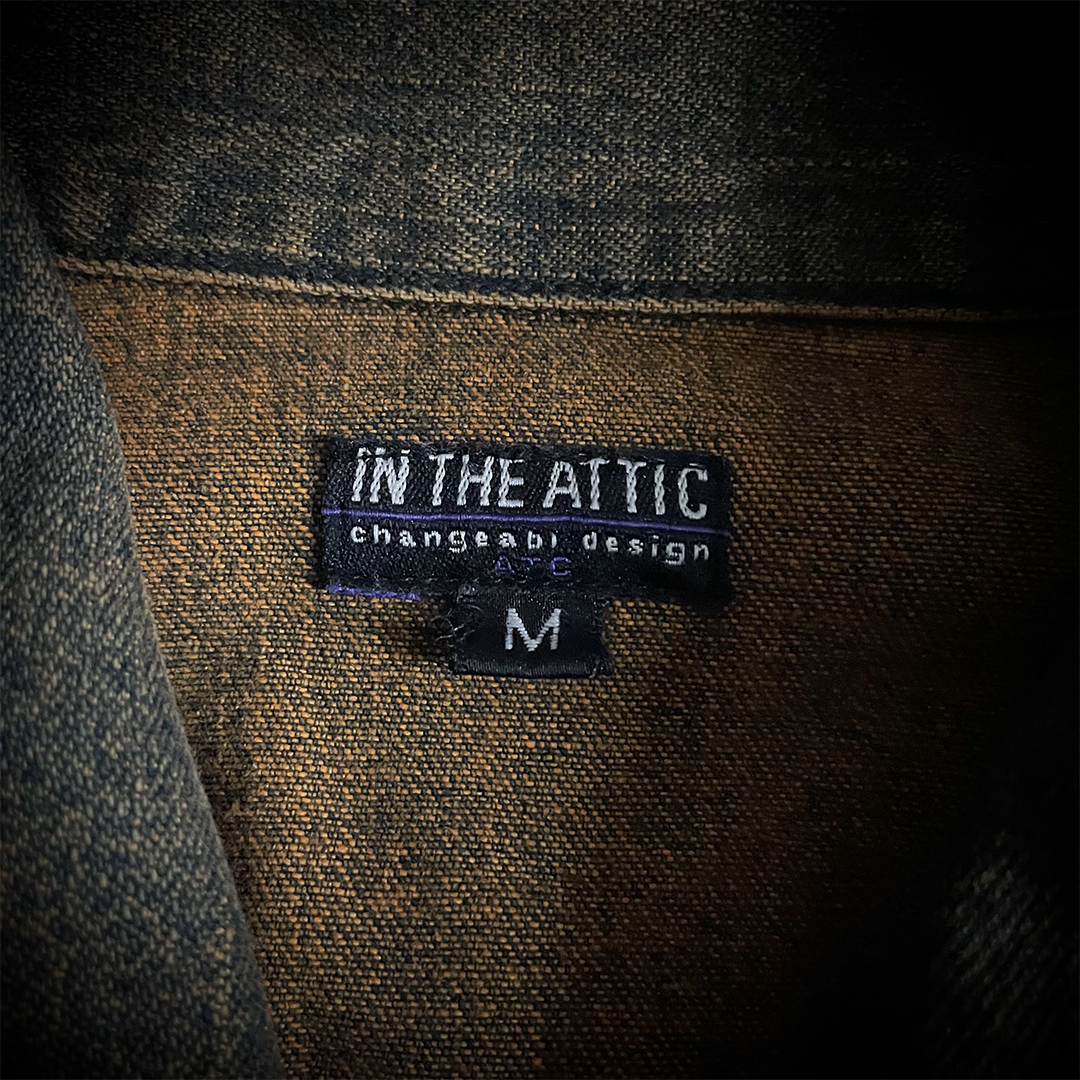 In the attic rust washed jeans jacket