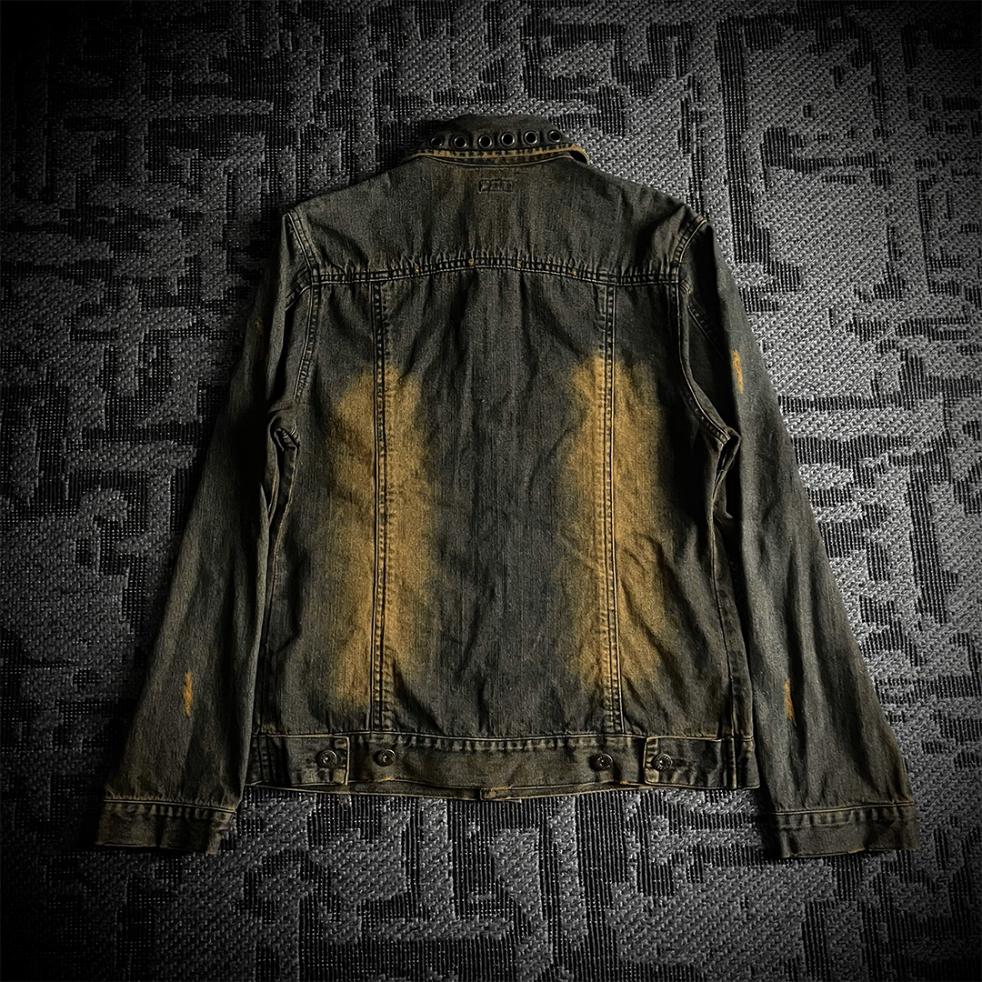 In the attic rust washed jeans jacket