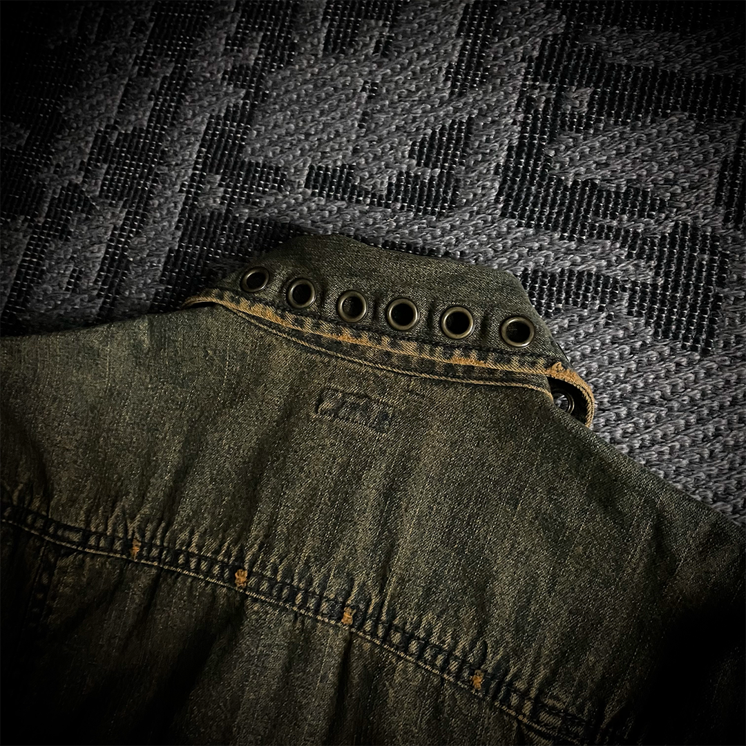 In the attic rust washed jeans jacket