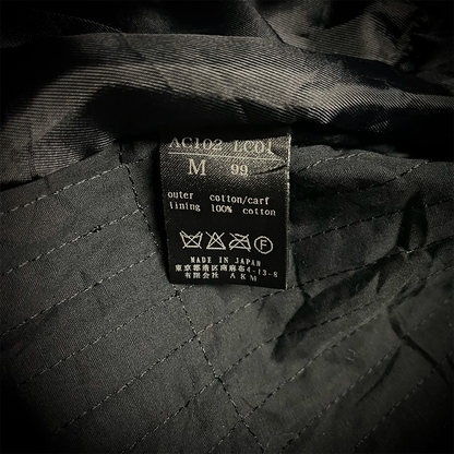 AKM Hybrid Calf Leather Biker Jacket