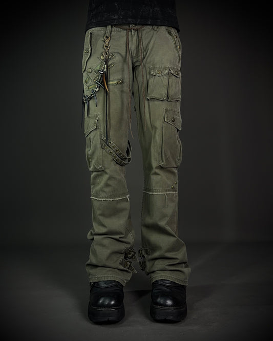Midas Olive Utility Cargo Pants