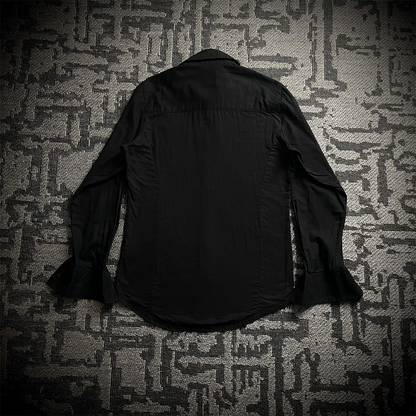 5351 Pour Les Hommes Embroidery Tribal Long Sleeve Shirt