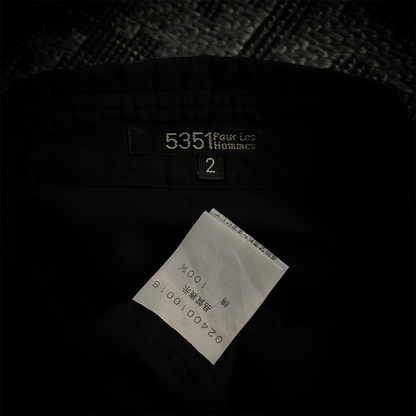 5351 Pour Les Hommes Embroidery Tribal Long Sleeve Shirt