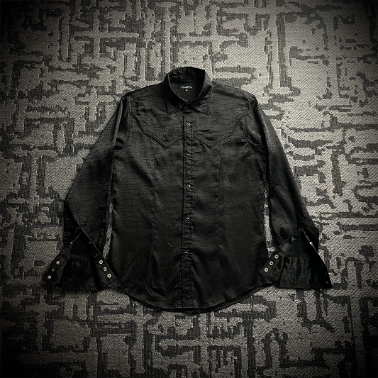 Cuteacute Homme Crocodile Pattern Shirt