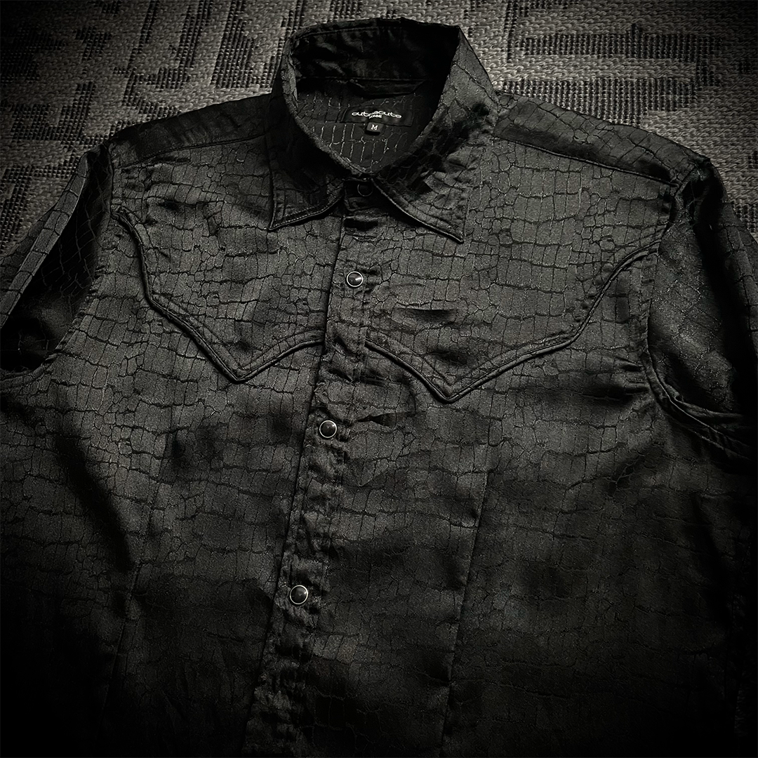 Cuteacute Homme Crocodile Pattern Shirt