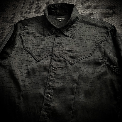 Cuteacute Homme Crocodile Pattern Shirt