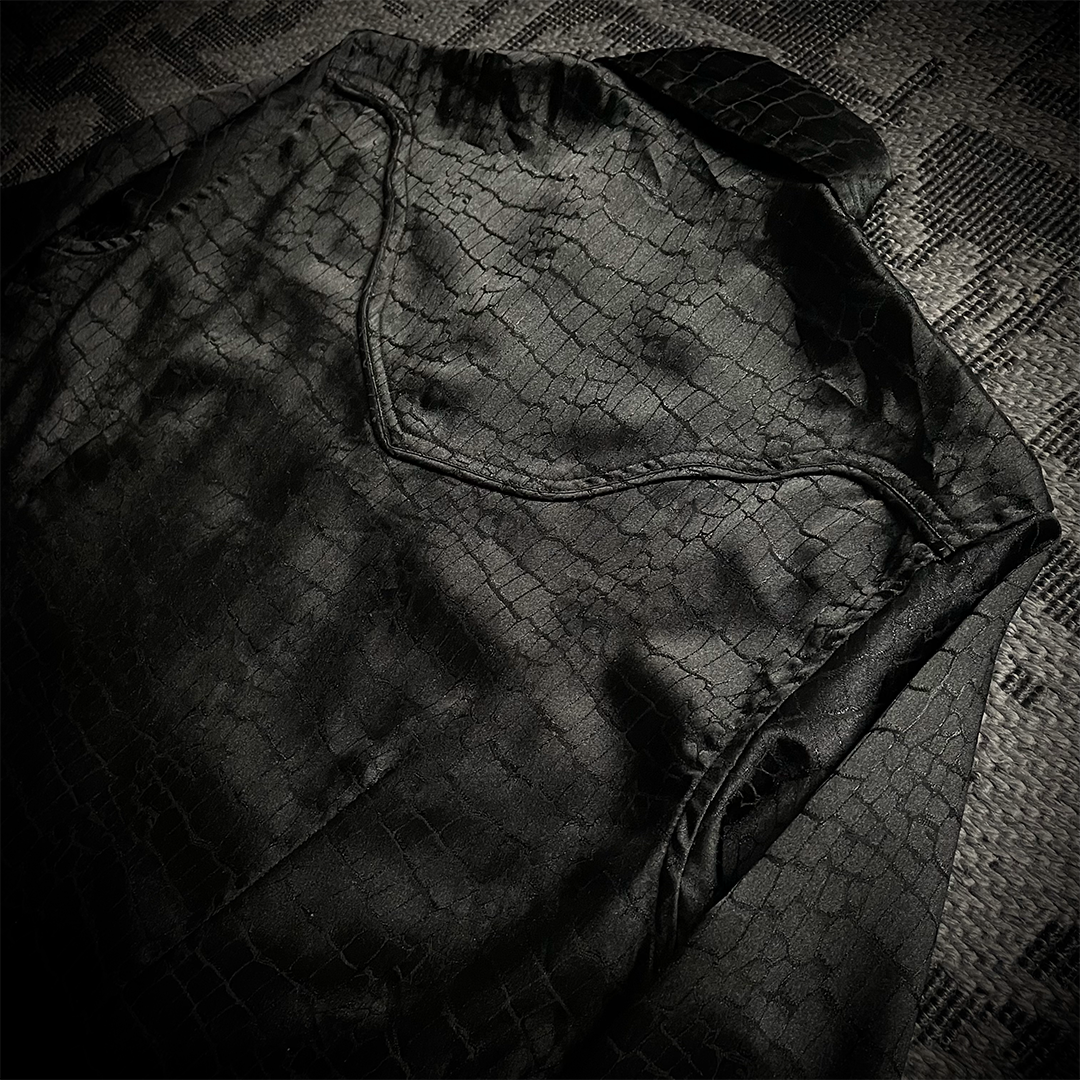 Cuteacute Homme Crocodile Pattern Shirt