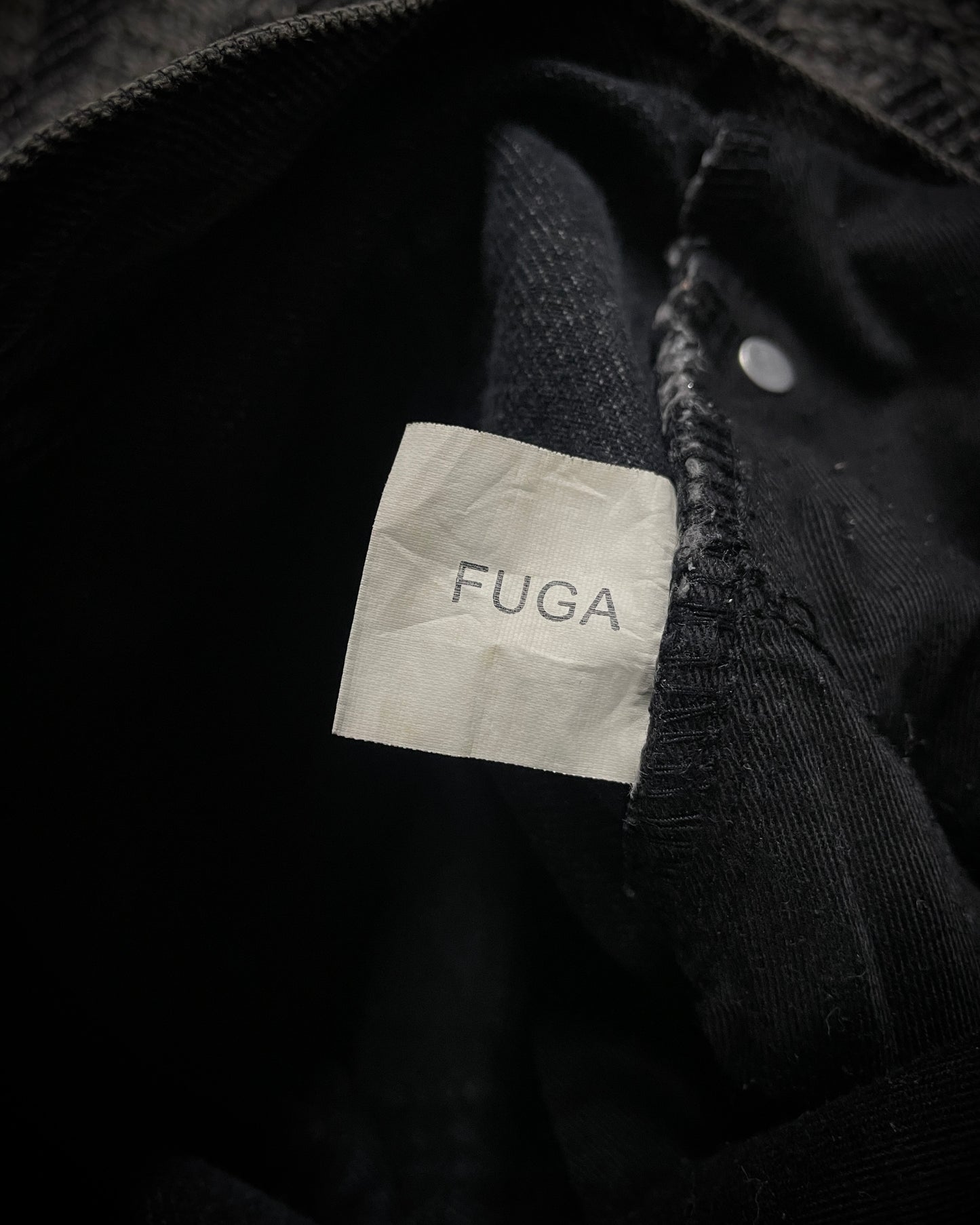Fuga Waxed Distressed Flared Denim