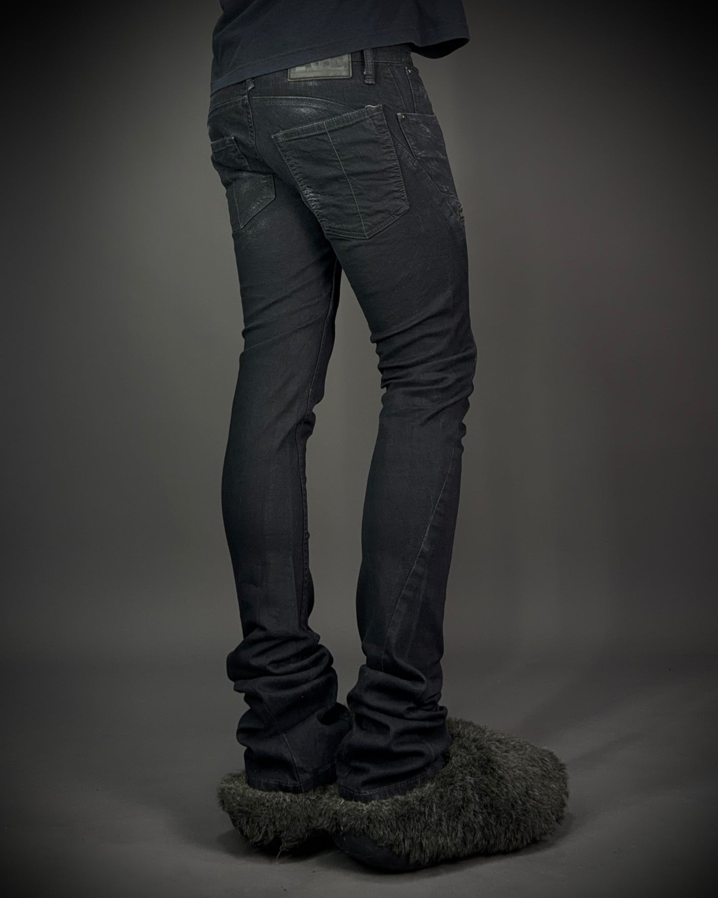LGB S-WOLF Zip Biker Slim Flare Denim