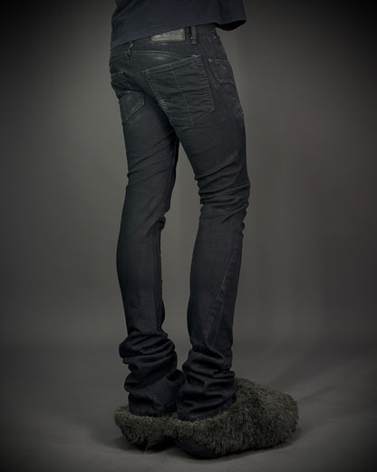 LGB S-WOLF Zip Biker Slim Flare Denim