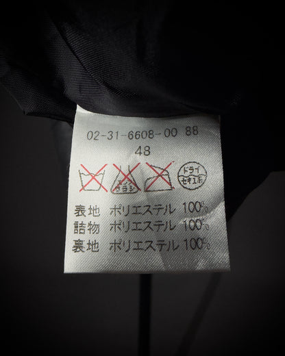 Atelier Sab Men Black Glossy Quilted Jacket