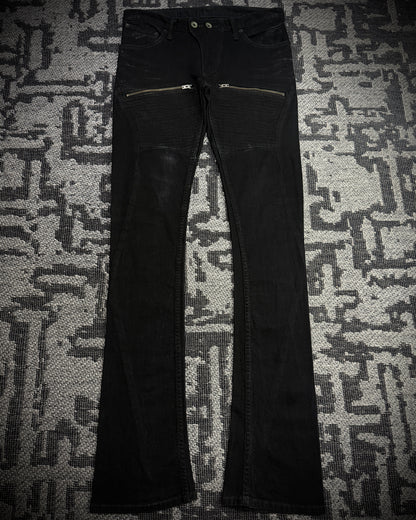 LGB S-WOLF Zip Biker Slim Flare Denim