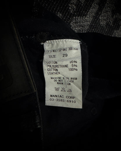 LGB S-WOLF Zip Biker Slim Flare Denim