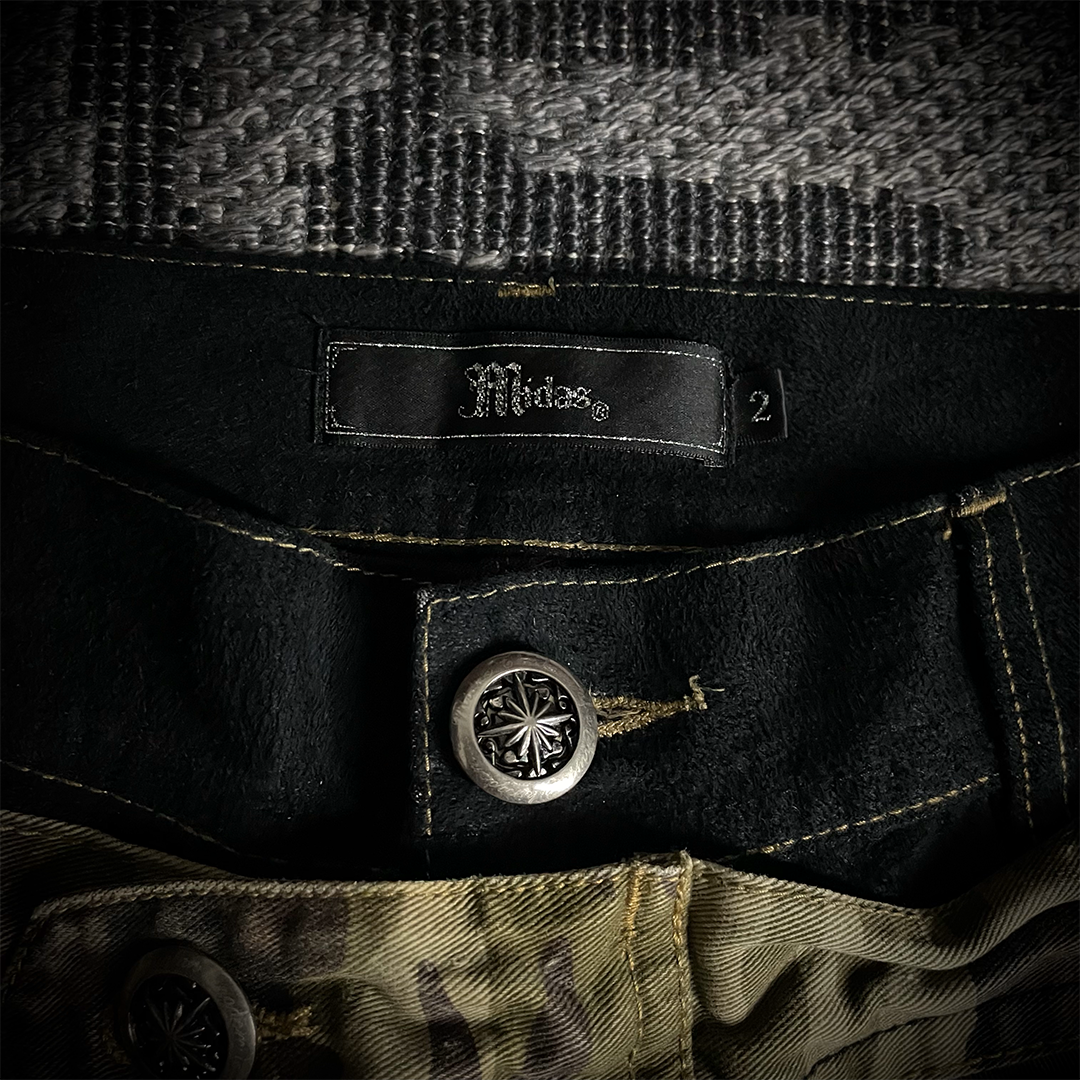 Midas Triple Waist Distressed Flared Jeans