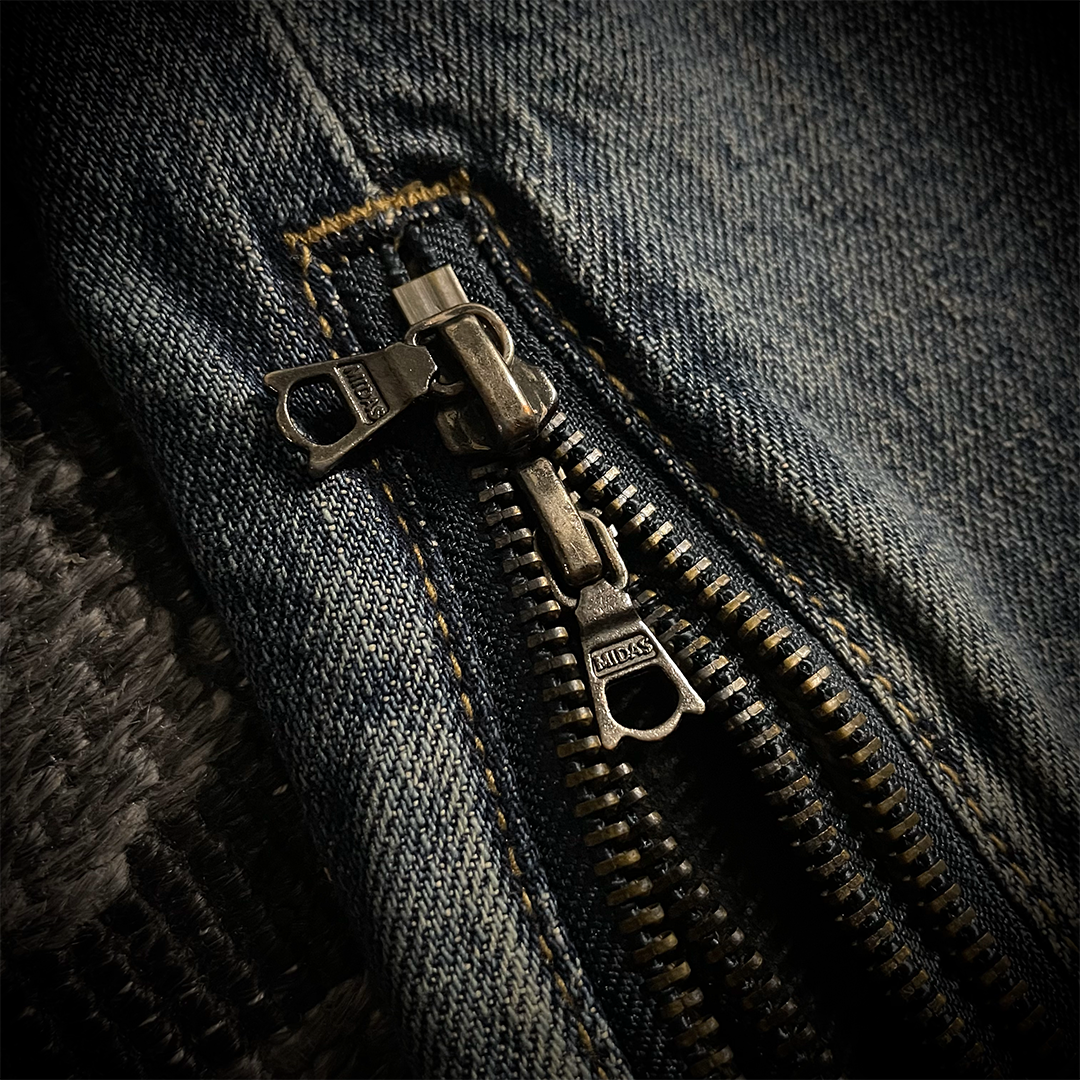 Midas Triple Waist Distressed Flared Jeans