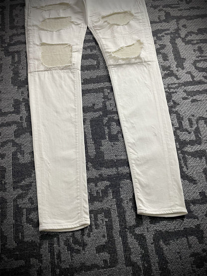 Black By Vanquish Biker Jeans