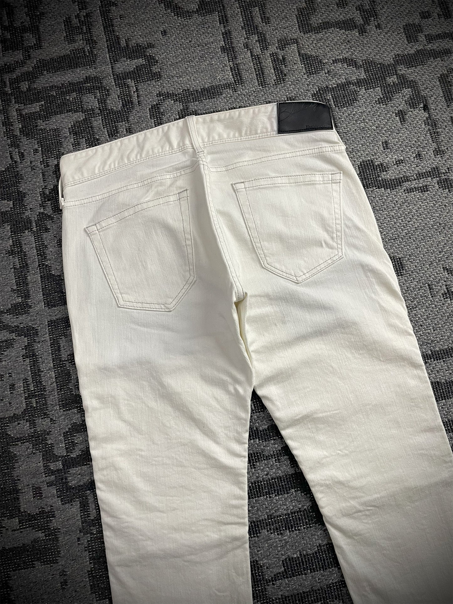 Black By Vanquish Biker Jeans