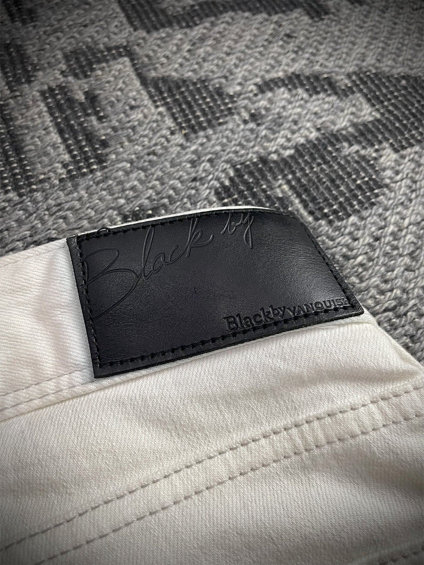 Black By Vanquish Biker Jeans