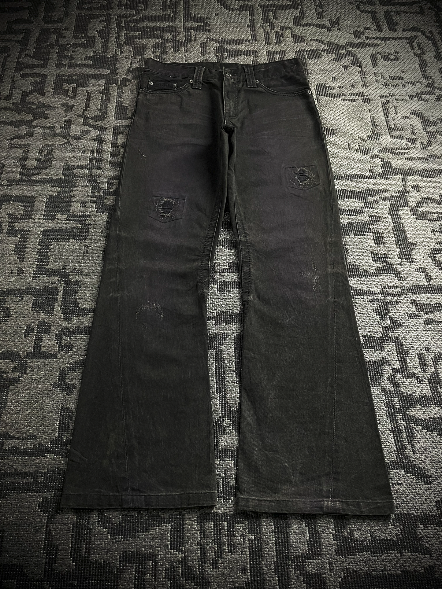 Semantic Design Purple Bootcut Jeans
