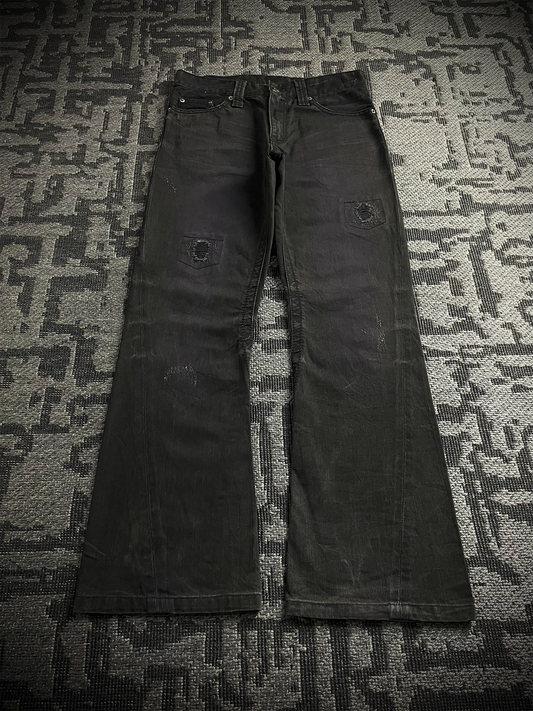 Semantic Design Purple Bootcut Jeans