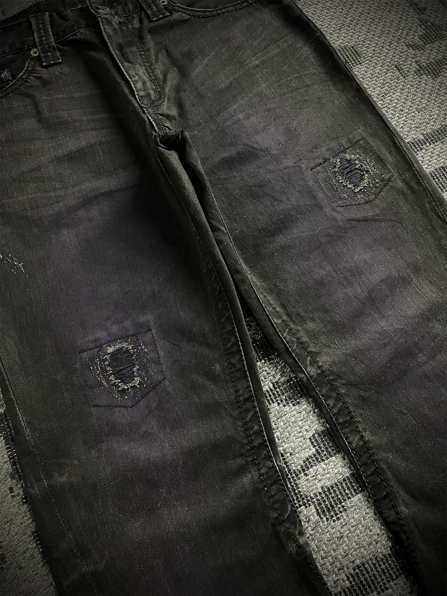 Semantic Design Purple Bootcut Jeans