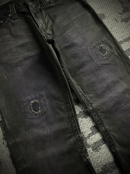 Semantic Design Purple Bootcut Jeans
