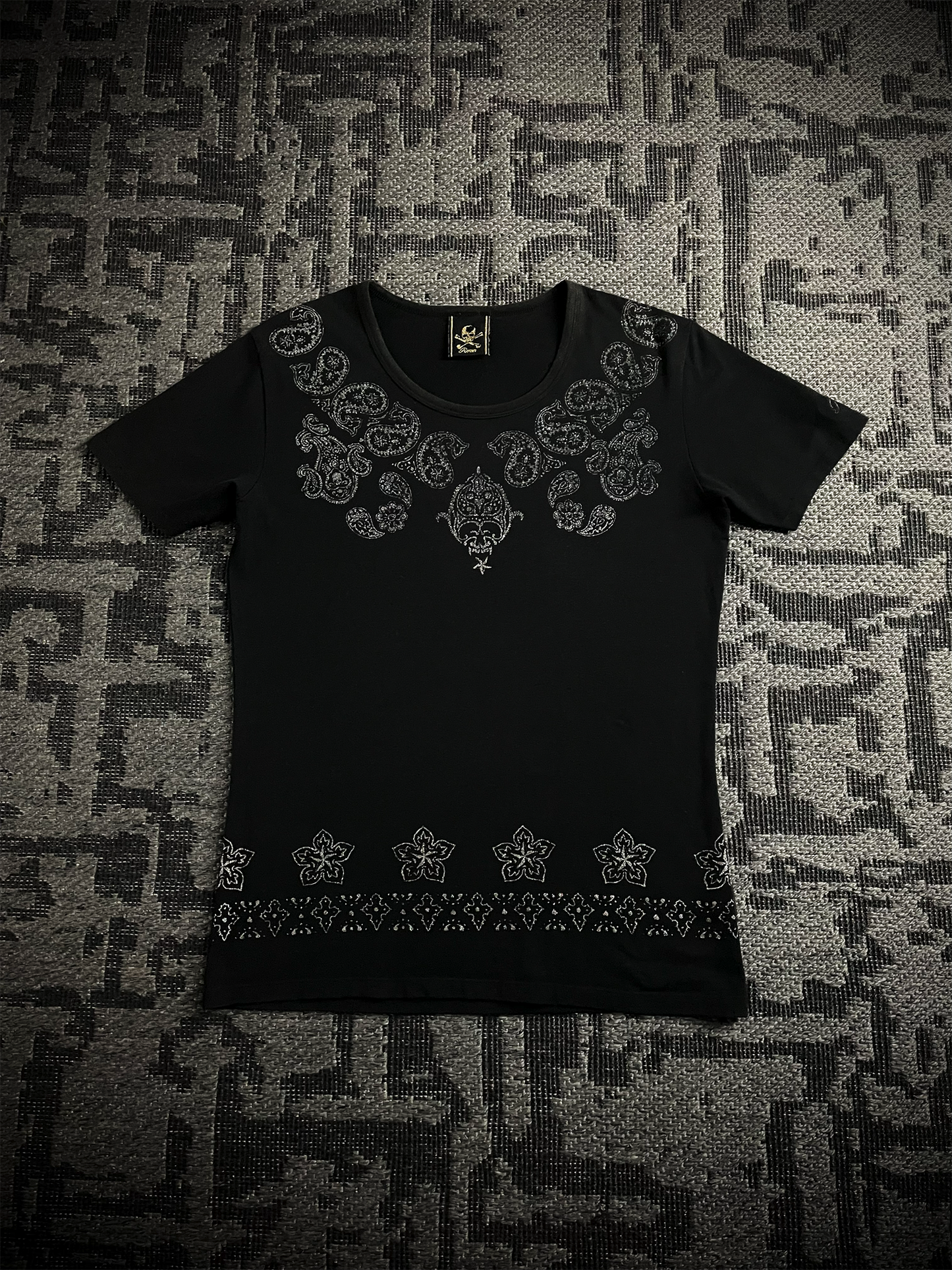 Roen Skull Glitter T-shirt