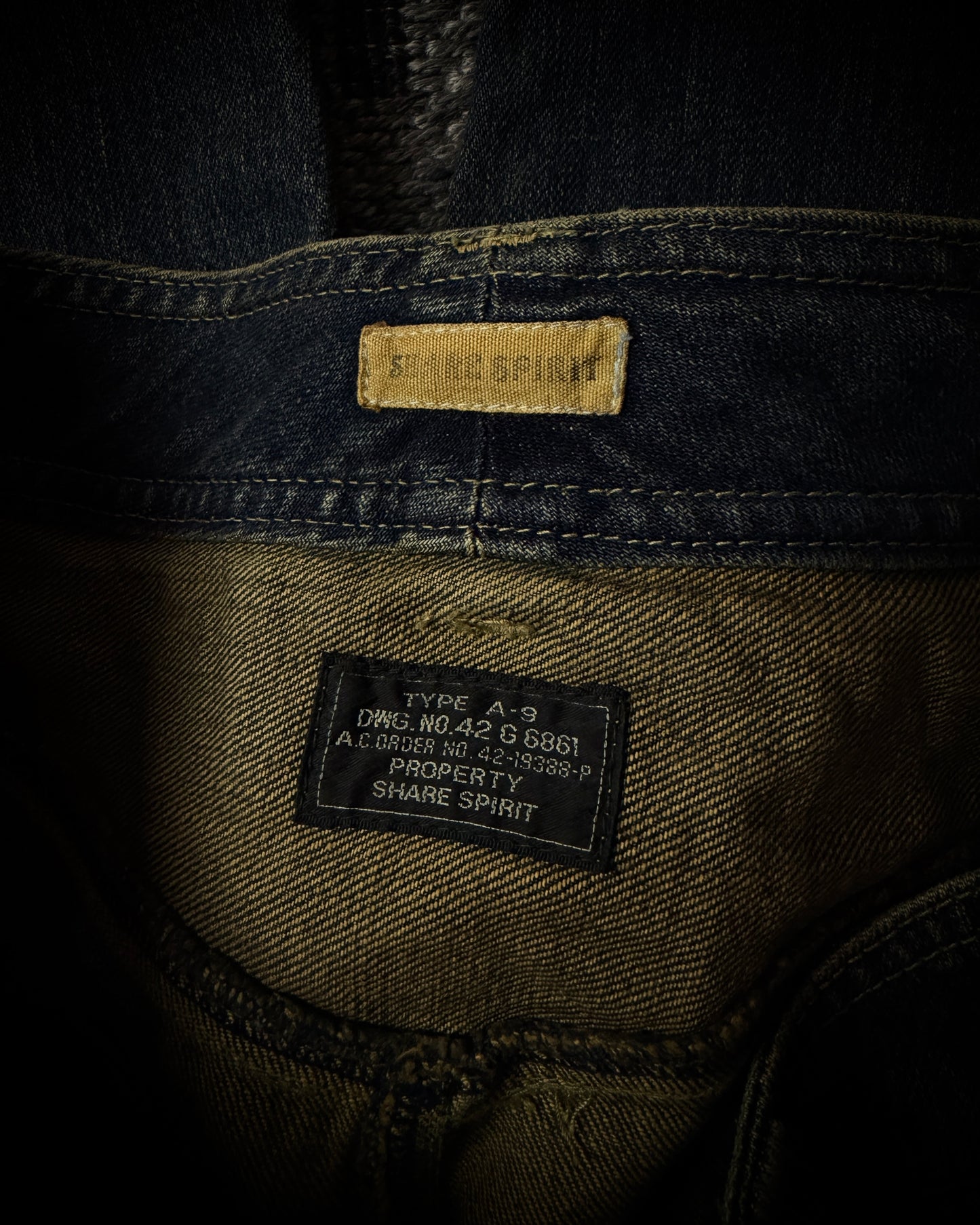 Share Spirit Distressed Skull Chain Cut-Out Bootcut Jeans