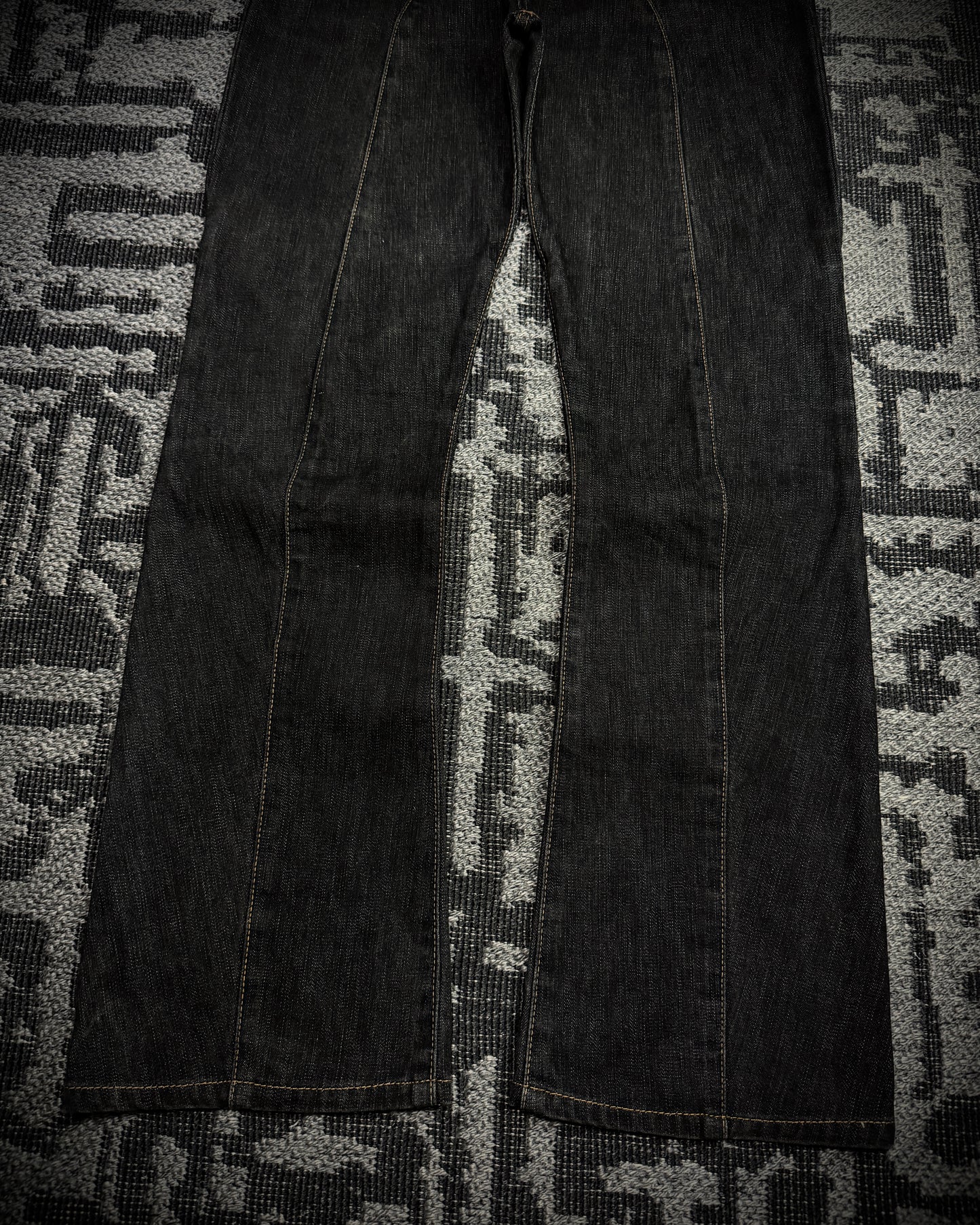 Obelisk 00s Marquis Leather Panel Denim