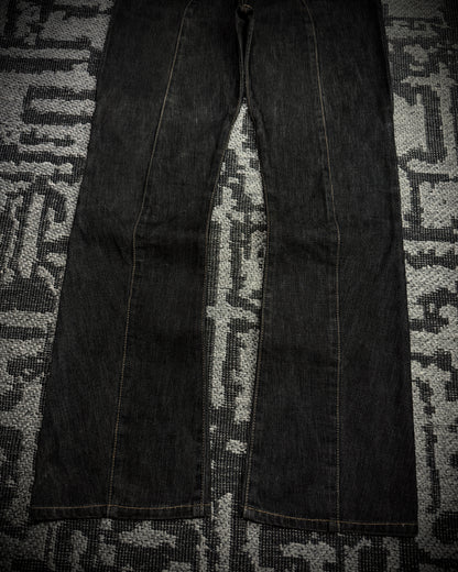 Obelisk 00s Marquis Leather Panel Denim