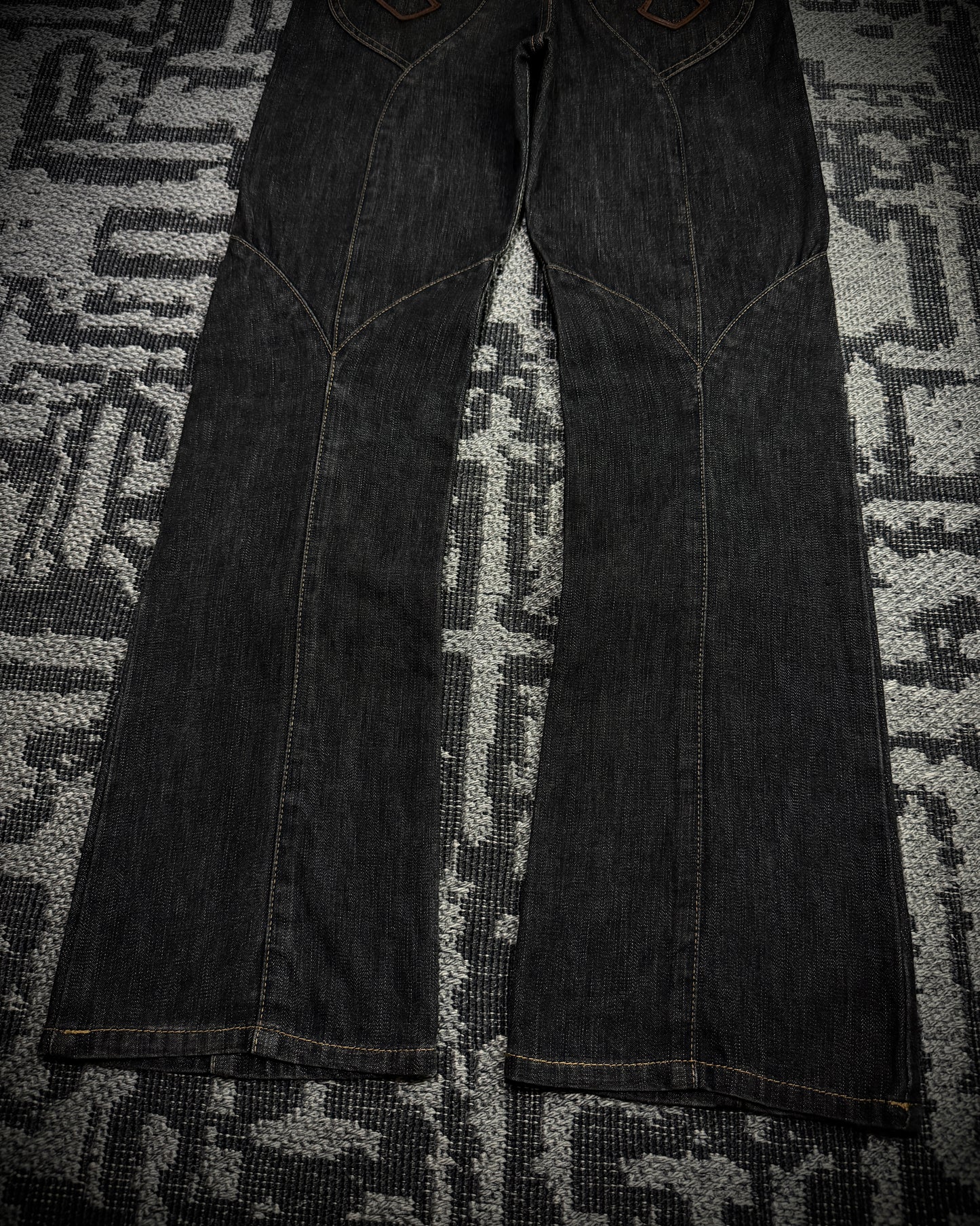 Obelisk 00s Marquis Leather Panel Denim