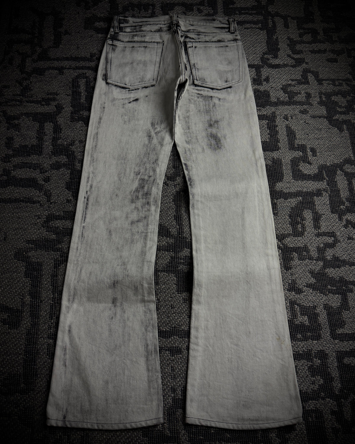 EDGE RUPERT Black Print Off White Jeans