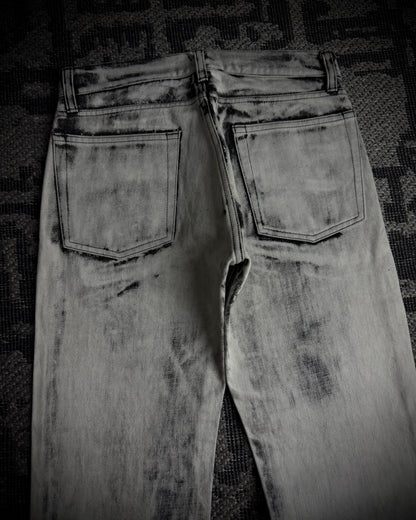 EDGE RUPERT Black Print Off White Jeans